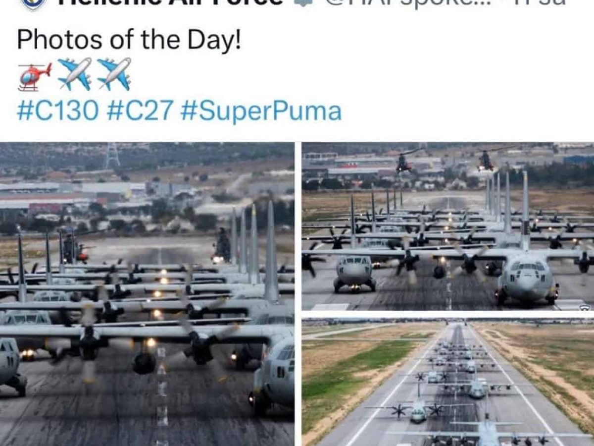 Μυστήριο με την διαγραφή ανάρτησης της Πολεμικής Αεροπορίας που ενόχλησε τους Τούρκους από τον επίσημο λογαριασμό της στο X