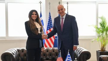 Συνάντηση Γκίλφοϊλ-Δένδια: Θερμό κλίμα και ανακοίνωση για το Εθνικό Πρόγραμμα Συνεργασίας