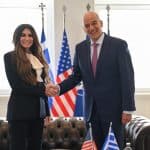 Συνάντηση Γκίλφοϊλ-Δένδια: Θερμό κλίμα και ανακοίνωση για το Εθνικό Πρόγραμμα Συνεργασίας