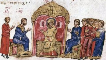 &Tau;ὸ &delta;&iota;&kappa;&alpha;ί&omega;&mu;&alpha; &tau;ῆ&sigmaf; ἀ&nu;&upsilon;&pi;&alpha;&kappa;&omicron;ῆ&sigmaf; &sigma;&tau;ὸ&nu; &beta;&upsilon;&zeta;&alpha;&nu;&tau;&iota;&nu;ὸ &alpha;ὐ&tau;&omicron;&kappa;&rho;ά&tau;&omicron;&rho;&alpha;
