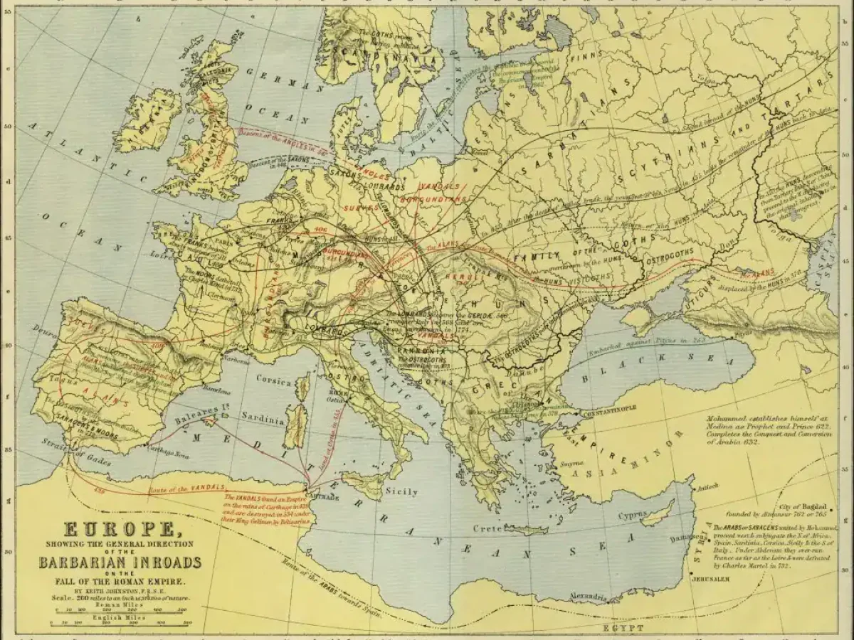 Η Ευρώπη μετά την πτώση της Ρωμαϊκής Αυτοκρατορίας: οι λαοί που διαμόρφωσαν τη Δύση