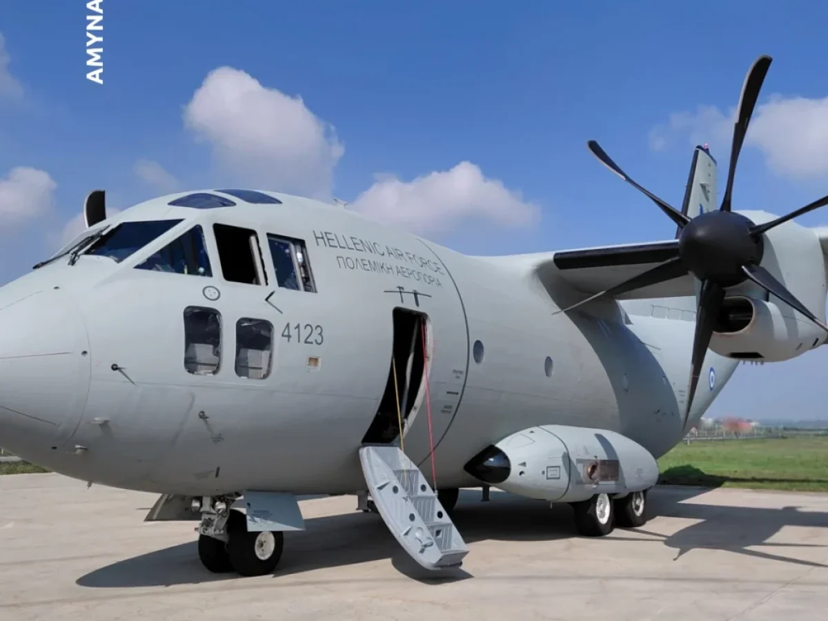 Πολεμική Αεροπορία: Στην Ελλάδα επέστρεψε το C-27J Spartan μετά τις εργασίες συντήρησης στην Ιταλία