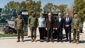 Δωρεά οχήματος για το Επιτηρητικό Φυλάκιο Στρογγύλης – Παρών στην τελετή παραλαβής ο ΥΦΕΘΑ [pics, vid]