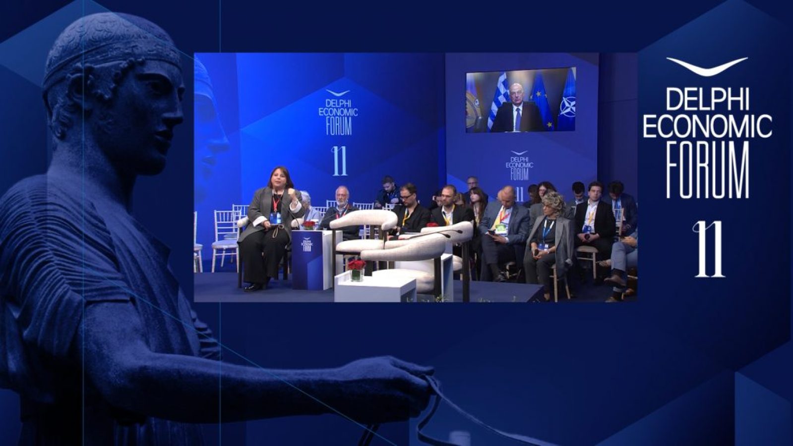 &Nu;ί&kappa;&omicron;&sigmaf; &Delta;έ&nu;&delta;&iota;&alpha;&sigmaf; &sigma;&tau;&omicron; &Phi;ό&rho;&omicron;&upsilon;&mu; &tau;&omega;&nu; &Delta;&epsilon;&lambda;&phi;ώ&nu;: &laquo;&Eta; &Epsilon;&lambda;&lambda;ά&delta;&alpha; &mu;&pi;&omicron;&rho;&epsilon;ί &nu;&alpha; &sigma;&upsilon;&mu;&mu;&epsilon;&tau;ά&sigma;&chi;&epsilon;&iota; &sigma;&epsilon; &alpha;&pi;&omicron;&sigma;&tau;&omicron;&lambda;ή &sigma;&tau;&alpha; &Sigma;&tau;&epsilon;&nu;ά &tau;&omicron;&upsilon; &Omicron;&rho;&mu;&omicron;ύ&zeta;, ό&tau;&alpha;&nu; &tau;&epsilon;&lambda;&epsilon;&iota;ώ&sigma;&epsilon;&iota; &omicron; &pi;ό&lambda;&epsilon;&mu;&omicron;&sigmaf;&raquo;