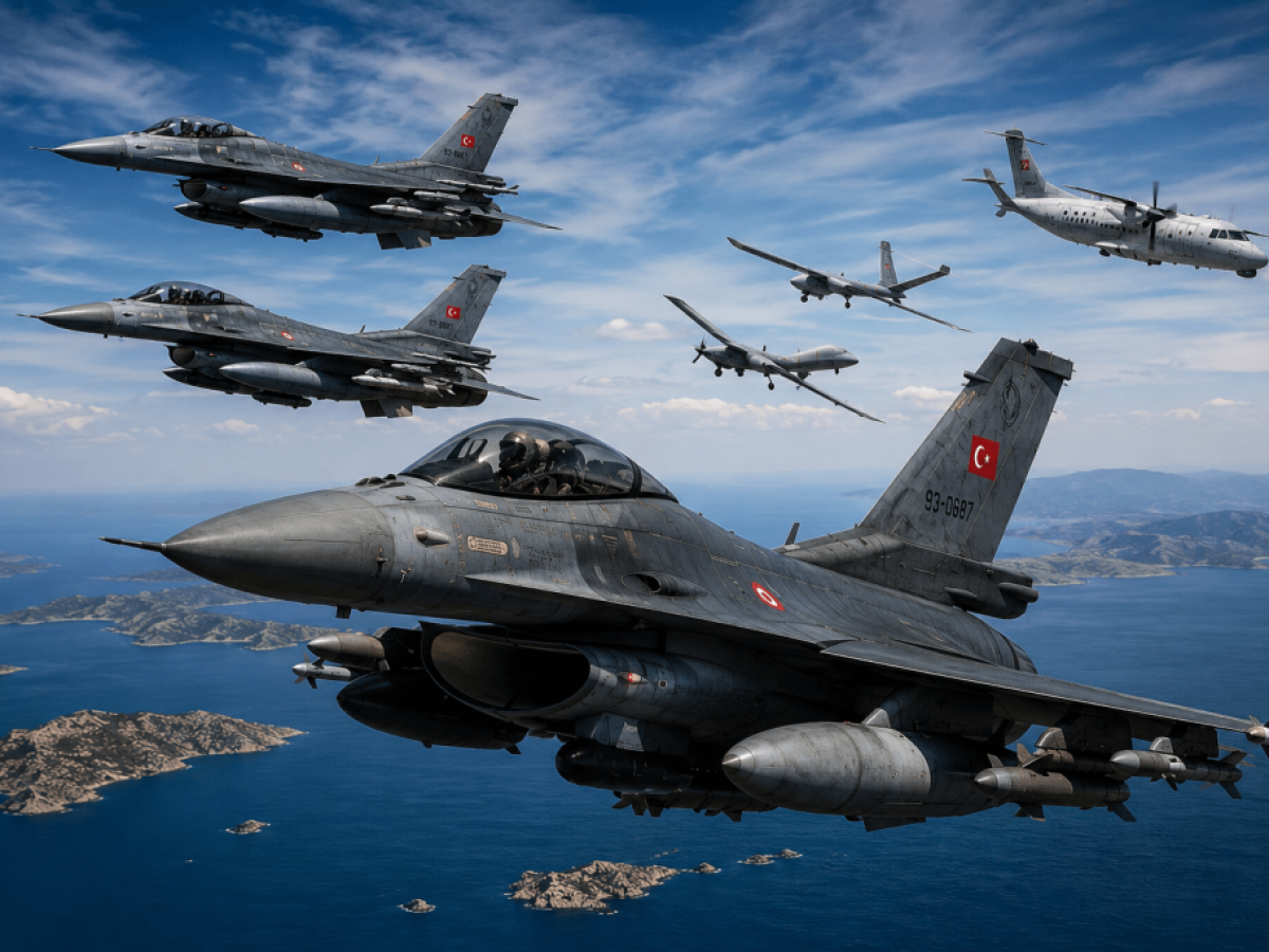 Oπλισμένα τουρκικά F-16 στο Αιγαίο – Εννέα παραβάσεις στο FIR Αθηνών