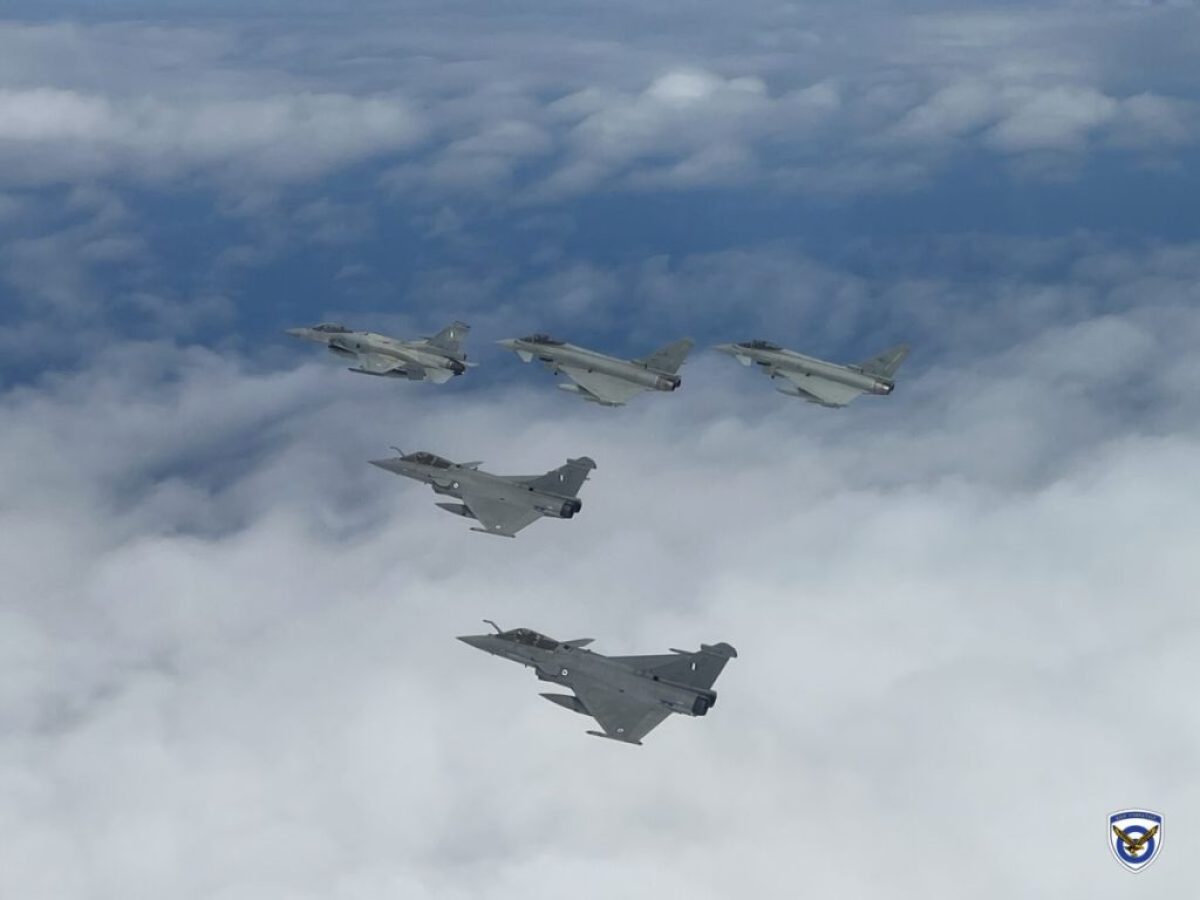 Ελληνικά F-16 Viper και Rafale σε συνεκπαίδευση με ιταλικά Typhoon και F-35 [pics, vid]