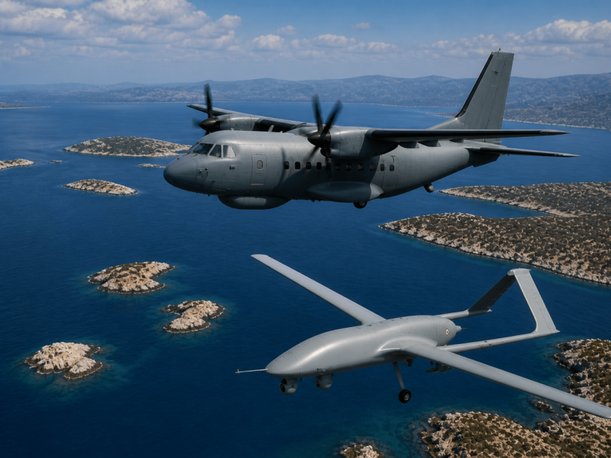 Τουρκικές παραβάσεις: Νέα πρόκληση με CN-235 και UAV στο Αιγαίο