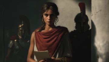 &Gamma;&omicron;&rho;&gamma;ώ &eta; &Lambda;&alpha;&kappa;&epsilon;&delta;&alpha;&iota;&mu;ό&nu;&iota;&alpha;: &Eta; &theta;&rho;&upsilon;&lambda;&iota;&kappa;ή &beta;&alpha;&sigma;ί&lambda;&iota;&sigma;&sigma;&alpha; &tau;&eta;&sigmaf; &Sigma;&pi;ά&rho;&tau;&eta;&sigmaf;