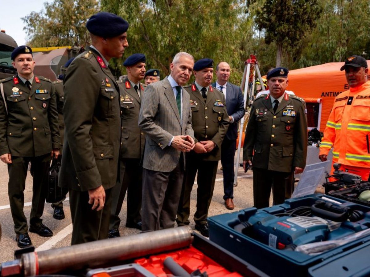 Ο ΥΦΕΘΑ Δαβάκης στην Ημέρα Μνήμης και Τιμής του Όπλου του Μηχανικού στο Λουτράκι
