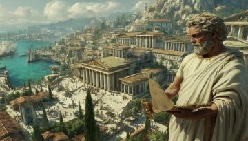 &Delta;&epsilon;&iota;&nu;&omicron;&kappa;&rho;ά&tau;&eta;&sigmaf;: &Omicron; &alpha;&rho;&chi;&iota;&tau;έ&kappa;&tau;&omicron;&nu;&alpha;&sigmaf; &tau;&eta;&sigmaf; &Alpha;&lambda;&epsilon;&xi;ά&nu;&delta;&rho;&epsilon;&iota;&alpha;&sigmaf; &kappa;&alpha;&iota; &eta; &alpha;&lambda;&eta;&theta;&iota;&nu;ή &tau;&omicron;&upsilon; &iota;&sigma;&tau;&omicron;&rho;ί&alpha;