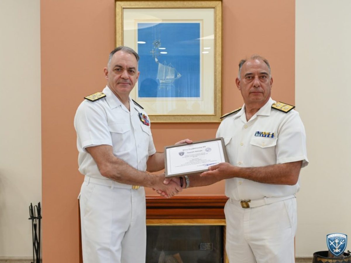 Ο Ναύσταθμος Κρήτης βραβεύτηκε από τον Α/ΓΕΝ για το θεσμό «Φίλος του Περιβάλλοντος 2025»