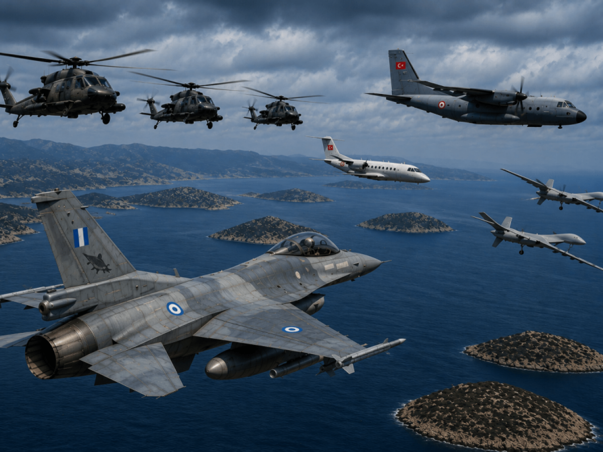 Ανεβαίνει το θερμόμετρο στο Αιγαίο: 16 τουρκικά αεροσκάφη σε νέο μπαράζ παραβιάσεων και αναχαιτίσεων