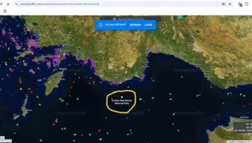 &Kappa;&alpha;&sigma;&tau;&epsilon;&lambda;&lambda;ό&rho;&iota;&zeta;&omicron;: &Tau;&omicron; MarineTraffic &epsilon;&mu;&phi;&alpha;&nu;ί&zeta;&epsilon;&iota; &epsilon;&kappa;&epsilon;ί &tau;&omicron; &tau;&omicron;&upsilon;&rho;&kappa;&iota;&kappa;ό &theta;&alpha;&lambda;ά&sigma;&sigma;&iota;&omicron; &pi;ά&rho;&kappa;&omicron; &laquo;Fethiye&ndash;Kaş&raquo;