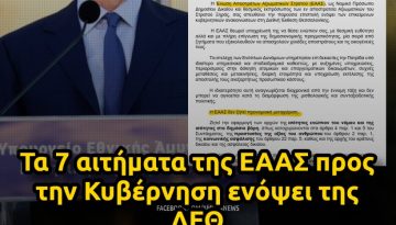 &Epsilon;&Alpha;&Alpha;&Sigma;: &Epsilon;&pi;&iota;&sigma;&tau;&omicron;&lambda;ή &pi;&rho;&omicron;&sigmaf; &tau;&omicron;&nu; &Pi;&rho;&omega;&theta;&upsilon;&pi;&omicron;&upsilon;&rho;&gamma;ό &mu;&epsilon; 7 &alpha;&iota;&tau;ή&mu;&alpha;&tau;&alpha; &epsilon;&nu;ό&psi;&epsilon;&iota; &tau;&eta;&sigmaf; &Delta;&Epsilon;&Theta; 2026 &ndash; &Alpha;&Mu;&Upsilon;&Nu;&Alpha; News