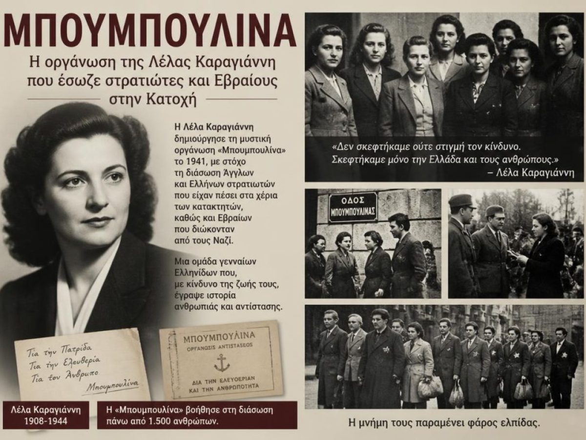 &Mu;&pi;&omicron;&upsilon;&mu;&pi;&omicron;&upsilon;&lambda;ί&nu;&alpha;: &Eta; &omicron;&rho;&gamma;ά&nu;&omega;&sigma;&eta; &tau;&eta;&sigmaf; &Lambda;έ&lambda;&alpha;&sigmaf; &Kappa;&alpha;&rho;&alpha;&gamma;&iota;ά&nu;&nu;&eta; &pi;&omicron;&upsilon; έ&sigma;&omega;&zeta;&epsilon; &sigma;&tau;&rho;&alpha;&tau;&iota;ώ&tau;&epsilon;&sigmaf; &kappa;&alpha;&iota; &Epsilon;&beta;&rho;&alpha;ί&omicron;&upsilon;&sigmaf; &sigma;&tau;&eta;&nu; &Kappa;&alpha;&tau;&omicron;&chi;ή