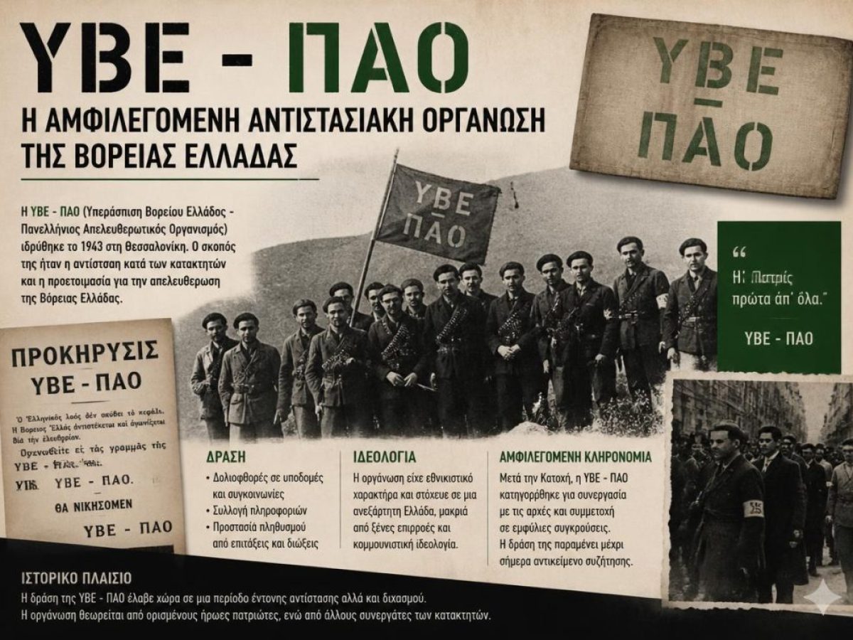 &Upsilon;&Beta;&Epsilon; &ndash; &Pi;&Alpha;&Omicron;: &Eta; &alpha;&mu;&phi;&iota;&lambda;&epsilon;&gamma;ό&mu;&epsilon;&nu;&eta; &alpha;&nu;&tau;&iota;&sigma;&tau;&alpha;&sigma;&iota;&alpha;&kappa;ή &omicron;&rho;&gamma;ά&nu;&omega;&sigma;&eta; &tau;&eta;&sigmaf; &Beta;ό&rho;&epsilon;&iota;&alpha;&sigmaf; &Epsilon;&lambda;&lambda;ά&delta;&alpha;&sigmaf;